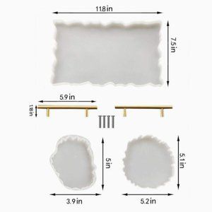 Silicone tray and coaster mold A-20